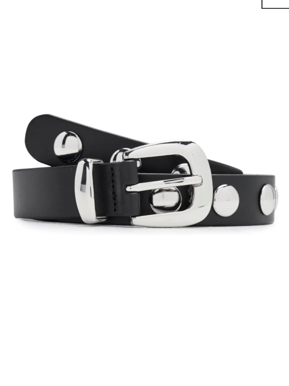 Madewell Studded Western Leather Belt